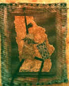 "Cassure", INDISPONIBLE, 19 x 23 cm, collage sur mtal