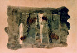 "Envole", 55 x 38 cm, acrylique et papier coll sur toile