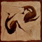 "La spirale", INDISPONIBLE, 50 x 50 cm, acrylique sur toile