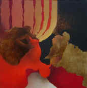 "La discorde", UNAVAILABLE, 70 x 70 cm (27.6 x 27.6 in), acrylic on canvas